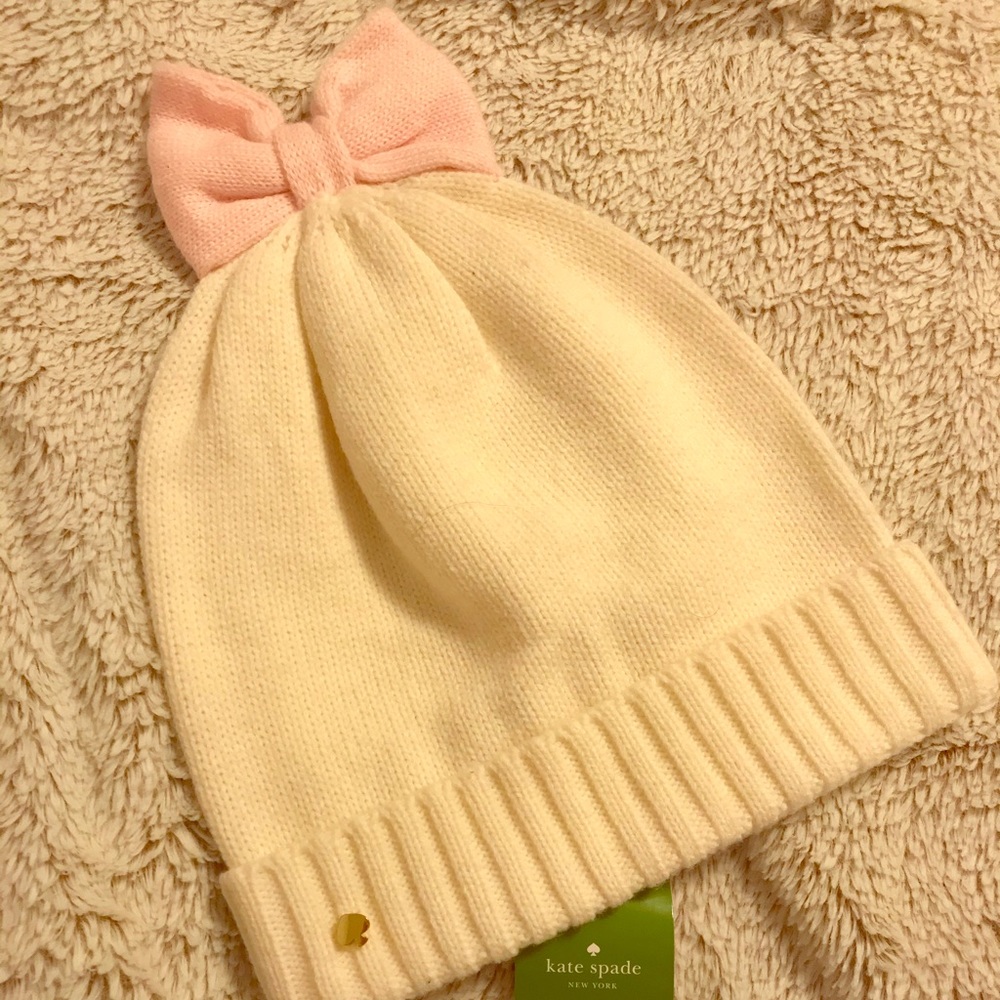 Kate Spade Bow Top Beanie